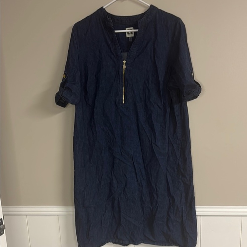 Anne Klein Navy Apparel